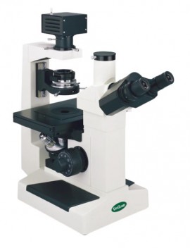 VEE GEE 1291CMI Trinocular Inverted Microscope, brightfield, 10x 25x 40x-