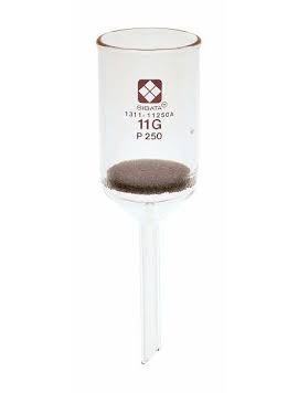 VEE GEE 1311-1116A SIBATA Buchner Funnel with fritted disc, 60 mL, 11 G-