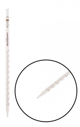 VEE GEE 2010A-1-c SIBATA 1 mL Measuring Pipet, Pack of 12-