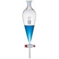 VEE GEE 20149-2000 Pear Shaped Separatory Funnel 2000mL with Poly Stopper-