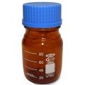 VEE GEE 20275-1000 Glass Media Bottle, 1000mL, Amber, Pack of 10-