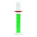 VEE GEE 2351A-25 SIBATA Glass Graduated Cylinder, class A, 25 mL-