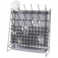 VEE GEE-23243A Wire Glassware Drying Rack, 18.2 x 7.4 x 20.7&amp;quot;-
