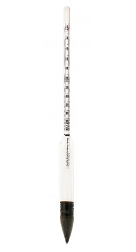 VEE GEE 6603-21 Hydrom&amp;egrave;tre de pr&amp;eacute;cision pour densit&amp;eacute; relative, 2.200 &amp;agrave; 2.420-