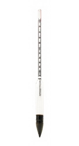 VEE GEE 6603-5 Precision Specific Gravity Hydrometer, 1.8 to 2.02, 0.002-