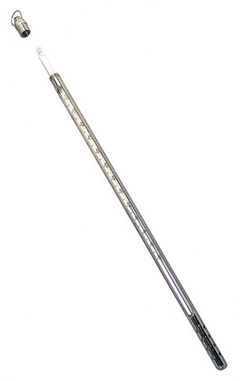 VEE GEE 80708-A Serialized Immersion Thermometer with armor, -20 to 150&amp;deg;C, total immersion-
