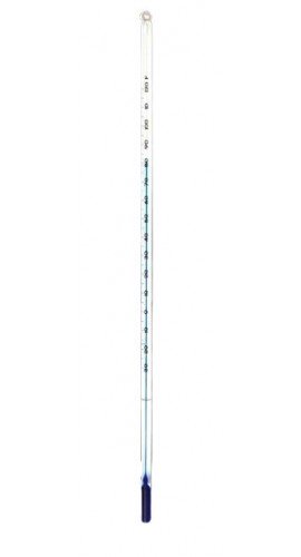 VEE GEE 80905 Partial Immersion Blue Liquid Thermometer, 20 to 500&amp;deg;F, 15.4&amp;quot; length-