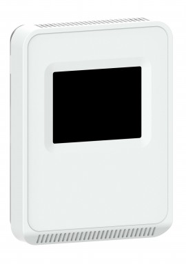 Veris HW2TA2C Wall Humidity Sensor with color touchscreen, 1k &amp;Omega; platinum RTD-