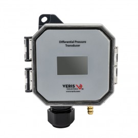 Veris PX3PLX02S Dry Differential Pressure Sensor, 0-2" WC, panel mount-