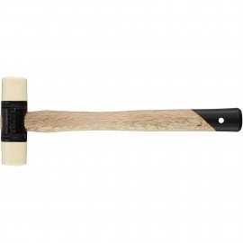 Vessel H7010 Soft Head Hammer, 1 lbs, wood handle-