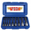 VIM Tools XZN400 Triple Square Bit Set, 9-piece, 4&amp;quot; long-