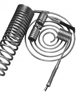 Watlow 125PS30A47A-245 Square Cross-Section Coiled Cable Heater, 30&amp;quot;-