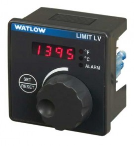 Watlow LV Contr&amp;ocirc;leur de limite de temp&amp;eacute;rature, 120 V CA, type T/C j, -346 &amp;agrave; 1900&amp;deg;F-