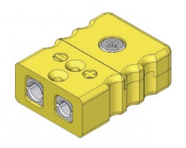 Watlow SCF-J-NAT Type-J Standard Connector, 425&amp;deg;F, female jack-