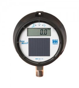 Weiss DUGY3-1000-4L Solar-Powered Pressure Gauge, 1000 psi, &amp;frac14;&amp;quot; NPT-