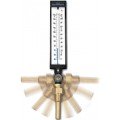 Weksler-Glass AS5H9DA Standard Adjustable Angle Thermometer, 3 1/2&amp;quot; Stem Length, -40/110&amp;deg;F &amp; -40/40&amp;deg;C-