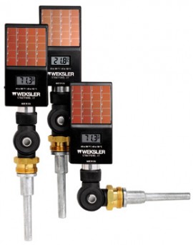 Weksler AD35AFC Adjustable Angle Digital Thermometer, Light Powered, 3 1/2" Stem-