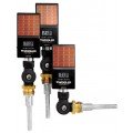 Weksler AD35AFC Adjustable Angle Digital Thermometer, Light Powered, 6&quot; Stem-