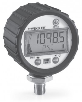 Weksler WDG4251LPC4L WDG General Purpose Digital Gauge, 0 to 15 psi-