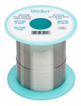 Weller T0051404899 WSW SCN M1 Solder Wire, &amp;Oslash;0.012&amp;quot;, 3.527 oz-