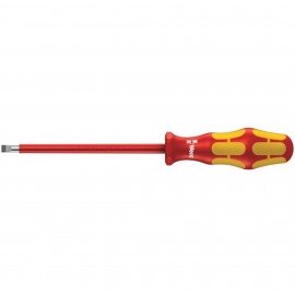 Wera 05006110001 VDE Insulated Screwdriver for Slotted Screws, 7.13&amp;quot;-