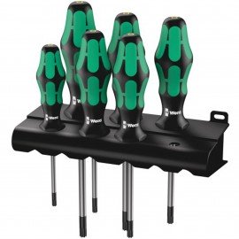 Wera 05028059001 Ensemble de tournevis Torx Kraftform Plus avec fonction de retenue, lot de 7-