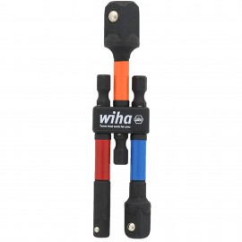 Wiha 70488 Socket Adapters, 3-pack, color-coded-