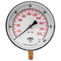 Winters PCT326 Jauge d&#039;entrepreneur, cadran de 11.43 cm, 0 &amp;agrave; 300 psi/kPa, fond de 1/4-