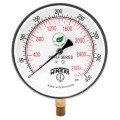 Winters PCT327LF Lead Free Contractor Gauge, 4.5&quot; Dial, 0/400 PSI/KPA, 1/4&quot; NPT LM-