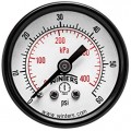 Winters PEM1403 Economy Gauge, 0 to 30 psi/kPa, 2&amp;quot; dial, &amp;frac14;&amp;quot; NPT back-