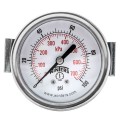 Winters PEU1439UC Economy Panel Mounted Gauge, 2.5" Dial, 0-100PSI/KPA, 1/4" NPT STD-