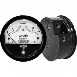 Winters PFD40016 WinAIR Differential Gauge, 0/5&quot; H&amp;#8322;O, 4&quot; dial-