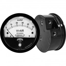 Winters PFD40021 WinAIR Differential Gauge, 0/15&quot; H&amp;#8322;O, 4&quot; dial-