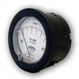 Winters PFD40307 WinAIR Differential Gauge, 0/80 mmH&amp;#8322;O, 4" dial-