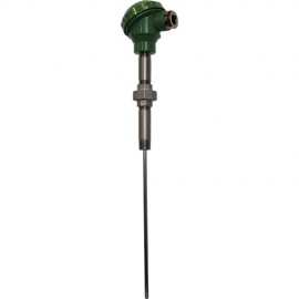 Winters TER11200 Industrial RTD Temperature Probe, 8" sensor, galvanized carbon steel extension-