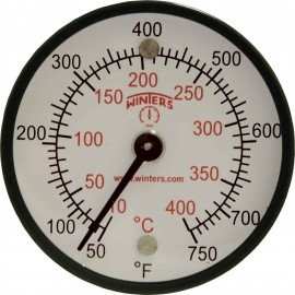 Winters TMT7409 Thermom&amp;egrave;tre de surface magn&amp;eacute;tique, 10 &amp;agrave; 400&amp;deg;C-