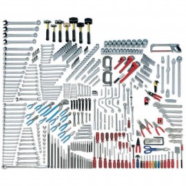 Wright Tool 107 Ensemble d'outils, 556 pi&amp;egrave;ces, SAE/M&amp;eacute;trique-