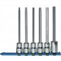 Wright Tool 454 Metric Hex Bit Socket Set, 1/2&amp;quot; drive, 6-piece-