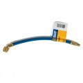Yellow Jacket 14821 HAV-12 12&amp;quot; Blue Hose, 1/4&amp;quot; Male flare x 45&amp;deg; quick coupler-