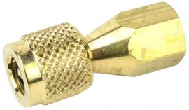 Yellow Jacket 19118 Quick Coupler, 1/4&amp;quot; Female Str. x 1/4&amp;quot; NPT Female-