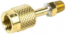 Yellow Jacket 19168 Quick Coupler, 1/2&amp;quot; Acme Female x 1/8&amp;quot; Male pipe, R-134a-