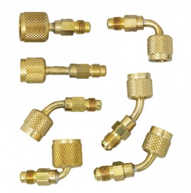 Yellow Jacket 19192 NEW Quick Coupler, 3/8&amp;quot; Female 90&amp;deg; x 1/4&amp;quot; Male flare-