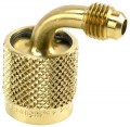 Yellow Jacket 19209 Quick Coupler, 1/4&amp;quot; SealRight&amp;trade; 90&amp;deg; x 1/4&amp;quot; Male flare, R-12-