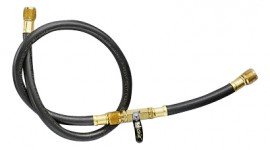 Yellow Jacket 20224 BCSA-24 24&amp;quot; Heavy Duty Hose, 1/4&amp;quot; straight x 1/4&amp;quot; 45&amp;deg;, PLUS II&amp;trade;, 3/8&amp;quot;-
