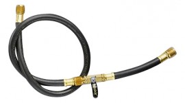 Yellow Jacket 20296 BCSA-96 96&amp;quot; Heavy Duty Hose, 1/4&amp;quot; straight x 1/4&amp;quot; 45&amp;deg;, PLUS II&amp;trade;, 3/8&amp;quot;-