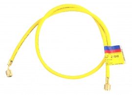 Yellow Jacket 21125 HAV-300 25&#039; Yellow Charging Hose, HAV standard fitting, PLUS II&amp;trade; 1/4&amp;quot;-