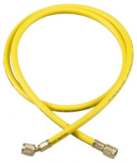 Yellow Jacket 25096 HAVBV-96 96&amp;quot; Yellow Hose with FlexFlow valve, PLUS II&amp;trade; 1/4&amp;quot;-