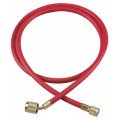 Yellow Jacket 25696 HAVBV-96 96&amp;quot; Red Hose with FlexFlow valve, PLUS II&amp;trade; 1/4&amp;quot;-