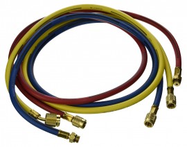Yellow Jacket 27102 60&amp;quot; Auto Manifold Hose, 3-pack (RYB)-