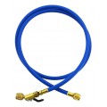 Yellow Jacket 29236 Plus II&amp;trade; Hose with 1/4&amp;quot; compact ball valve fittings, 36&amp;quot;, blue-